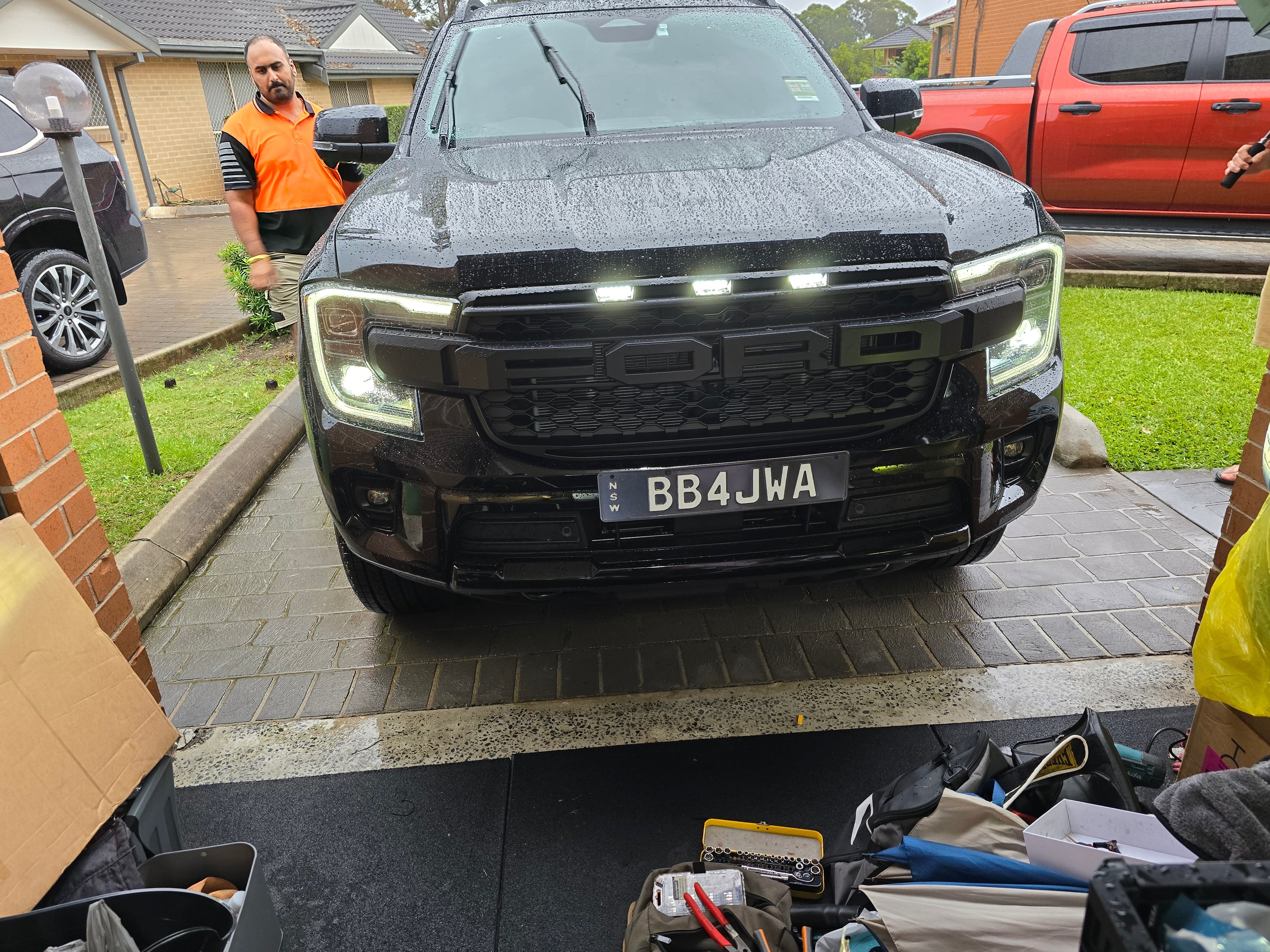 Matte Raptor Style Grille For Ford 2022+