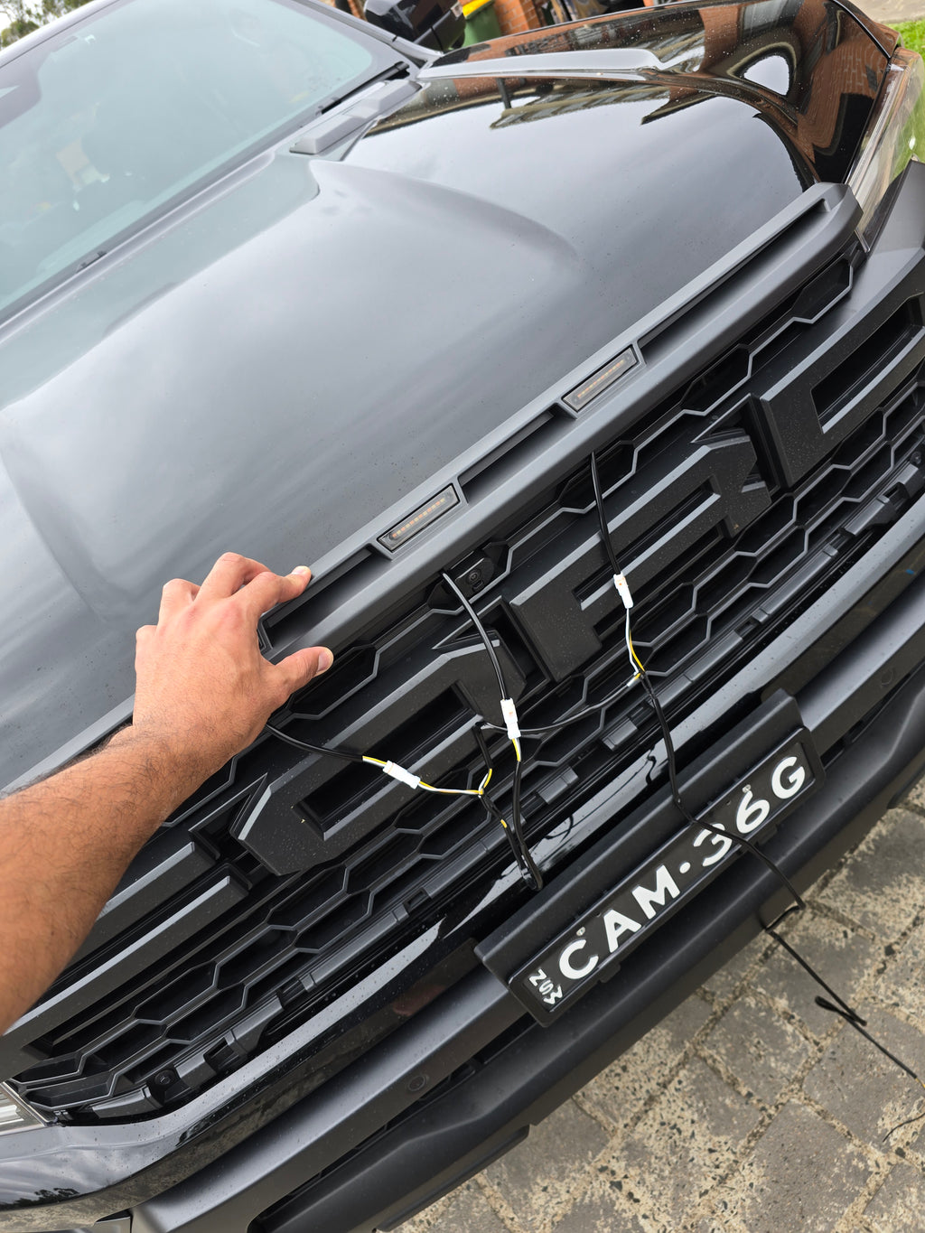 R Grille LED panel For Ford Raptor 2022+