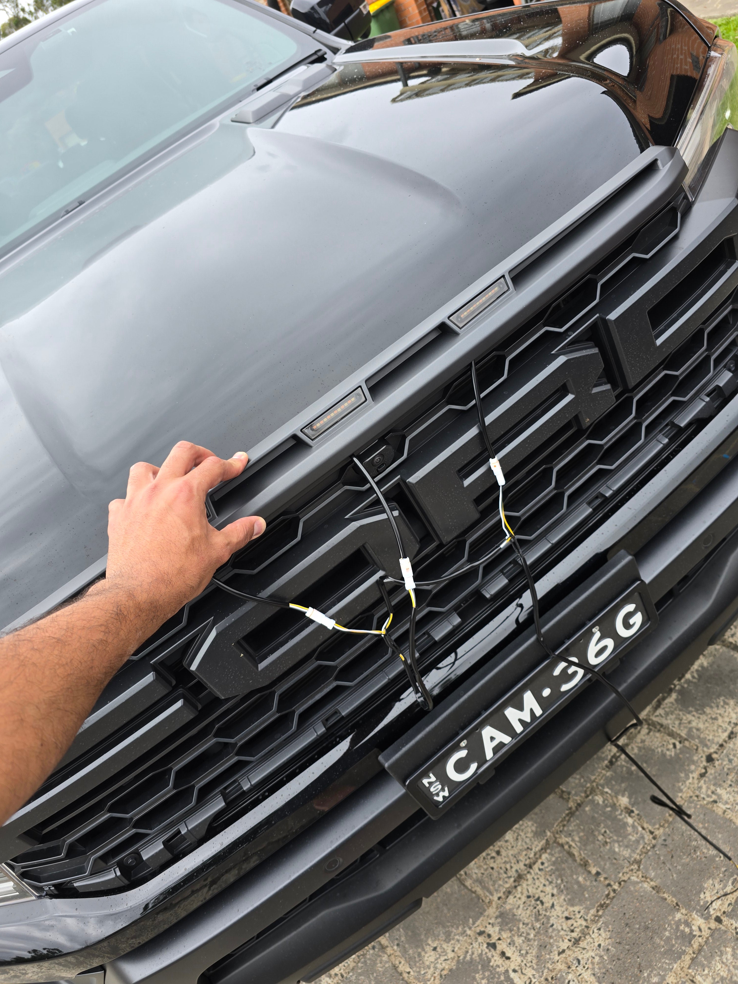 R Grille LED panel For Ford Raptor 2022+