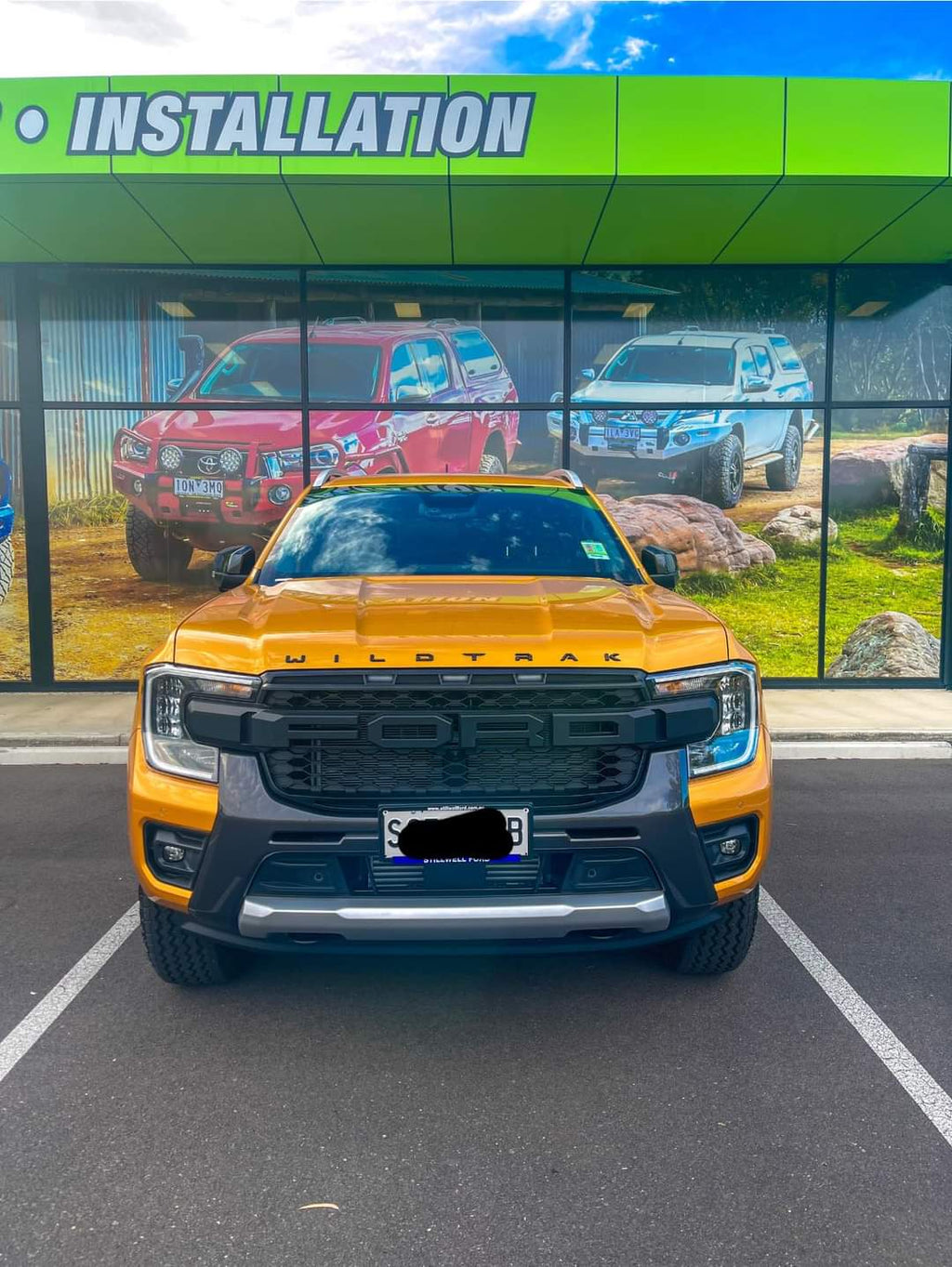 Matte Raptor Style Grille For Ford 2022+