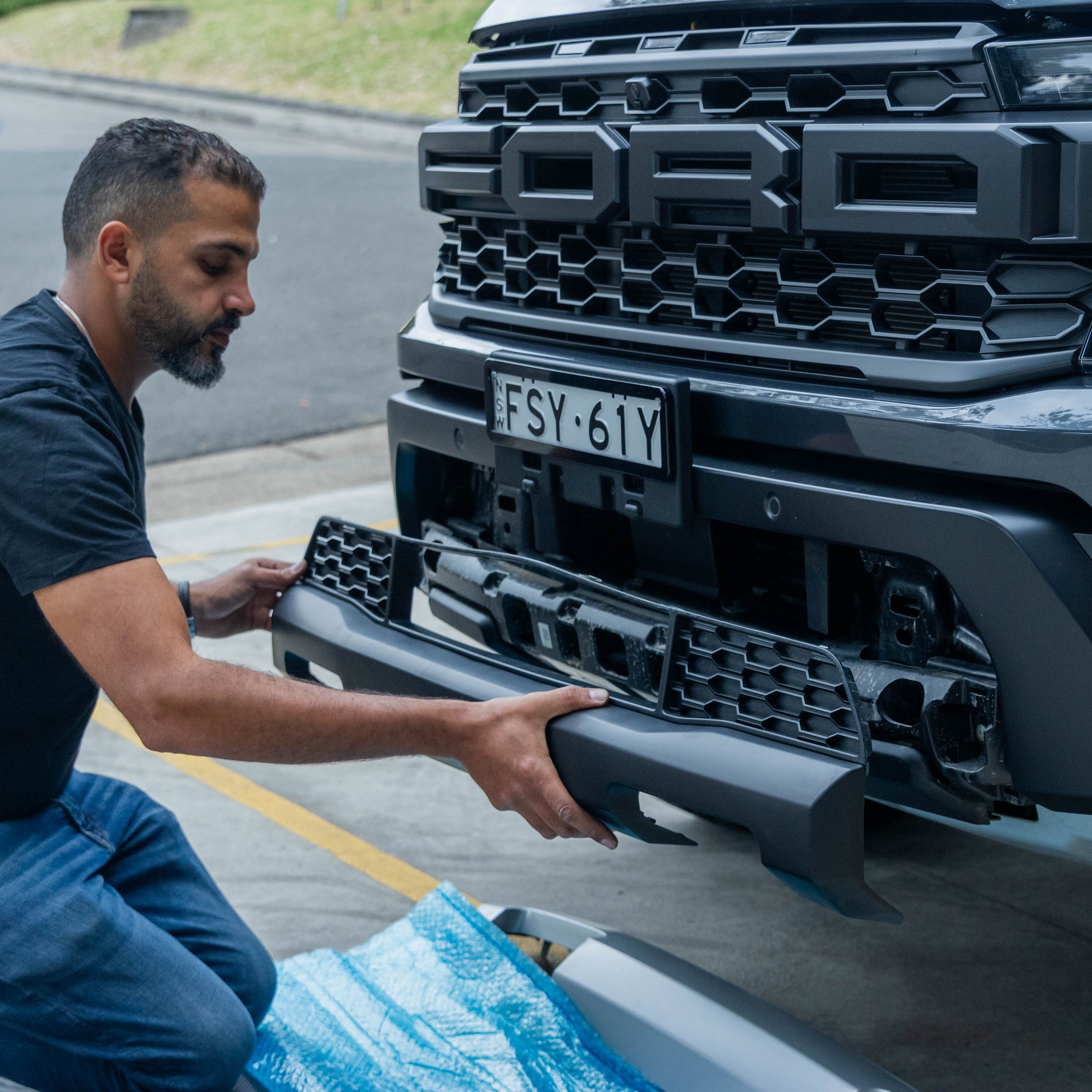 MATTE BLACK PANEL For Ford Raptor 2022+