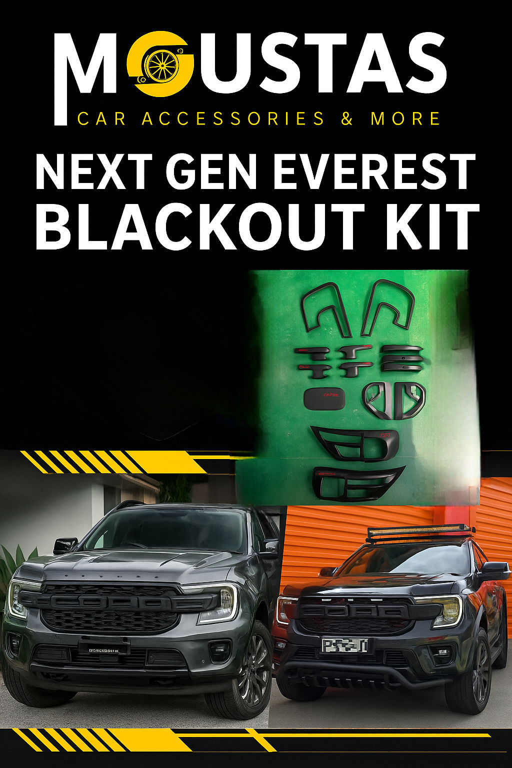 Black out kit for Ford Everest 2022+