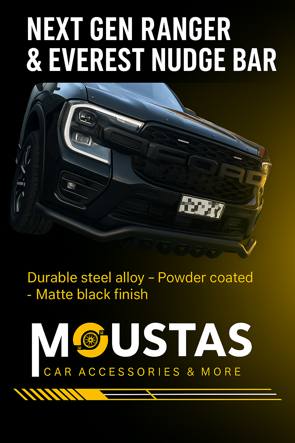Rugged Nudge Bar for Ford 2022+