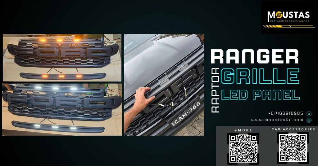 R Grille LED panel For Ford Raptor 2022+