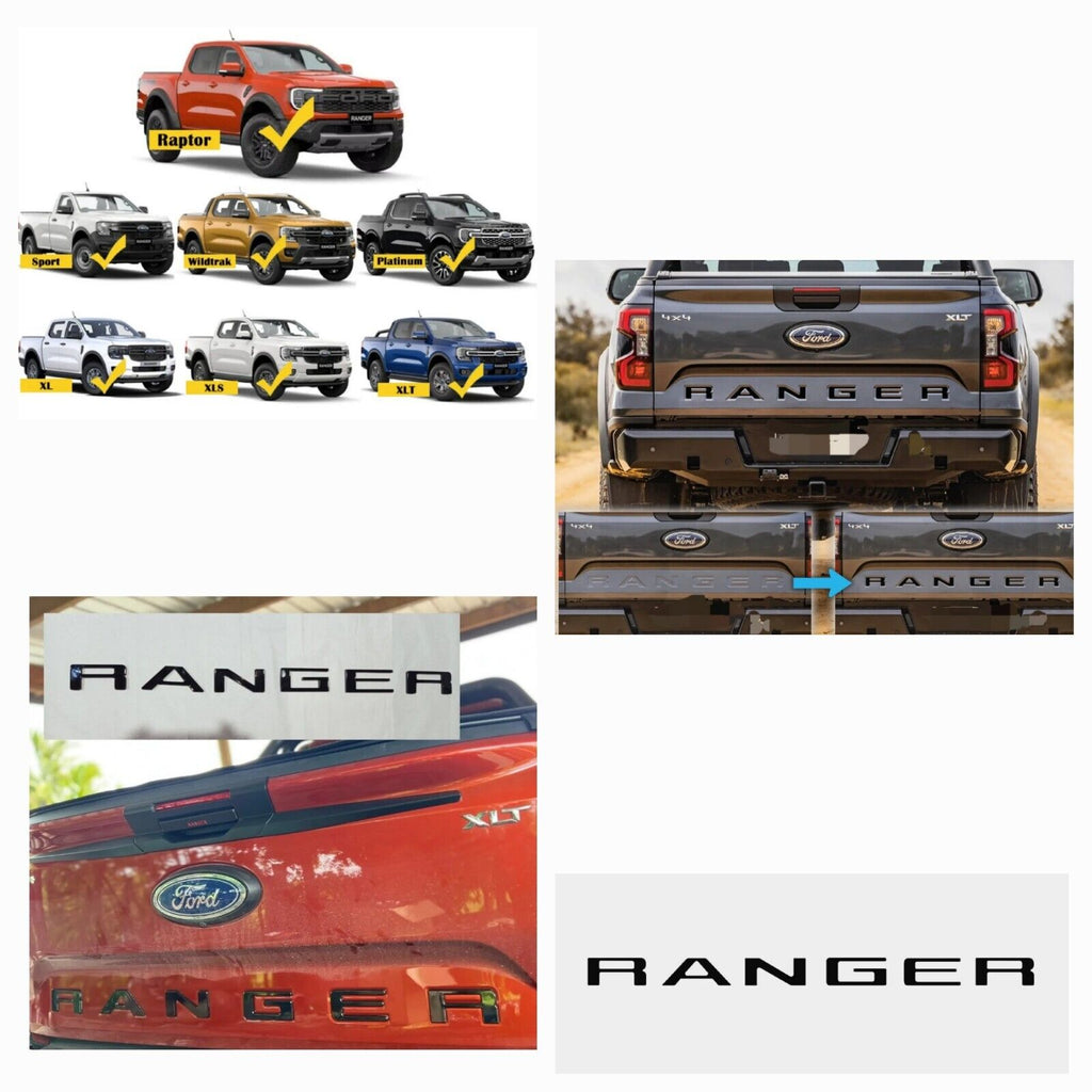 Tailgate Decals For Ford Ranger & Raptor 2022+
