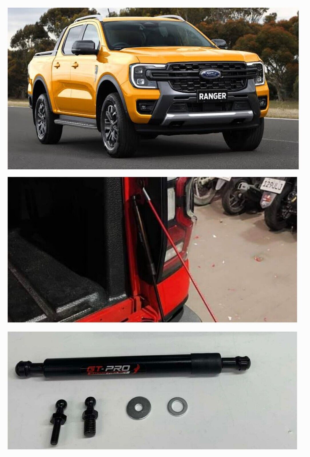 Tailgate Struts For Ford Ranger 2022+