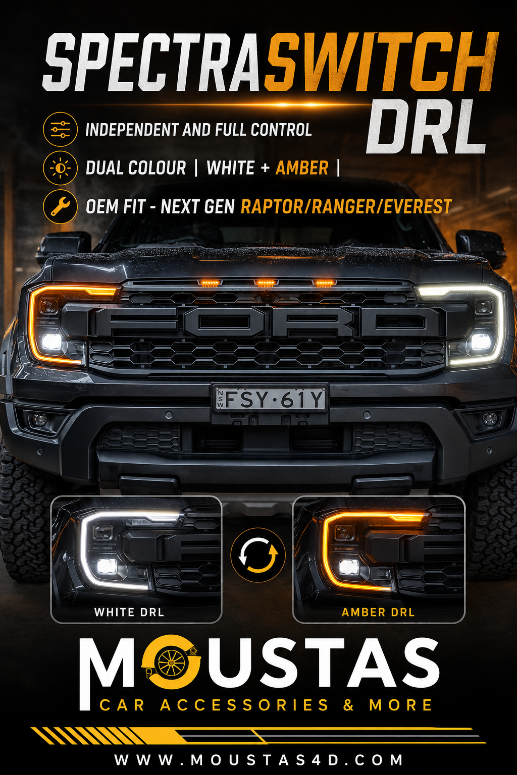 Spectra Switch DRL for Ford 2022+