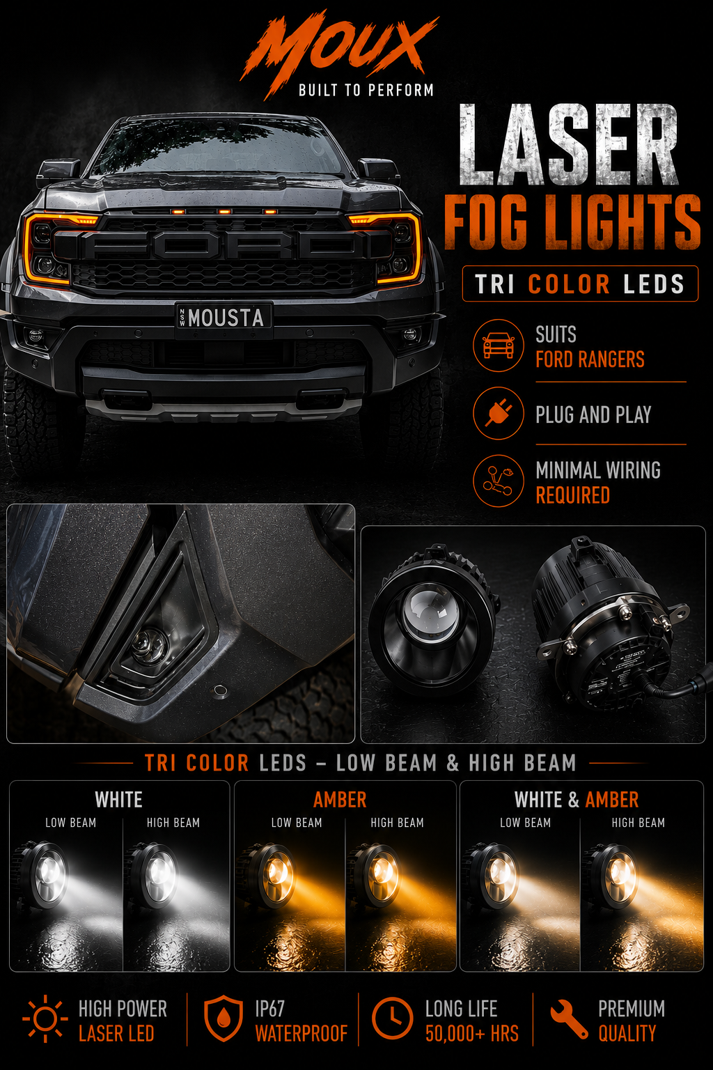 MOUX Laser Fog lights