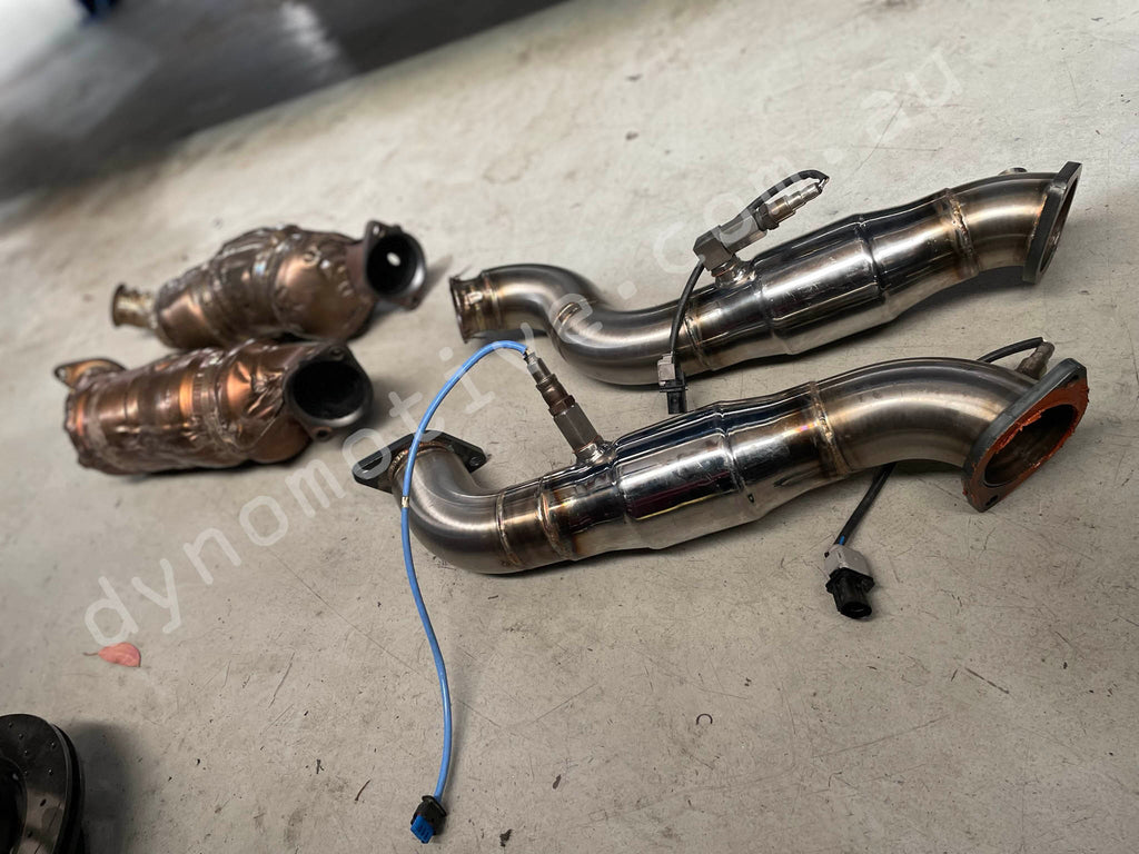 Dynomotive - Next Gen Raptor Ranger V6 TT down Pipes
