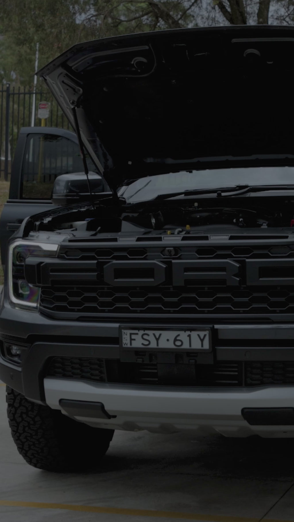R Grille LED panel For Ford Raptor 2022+