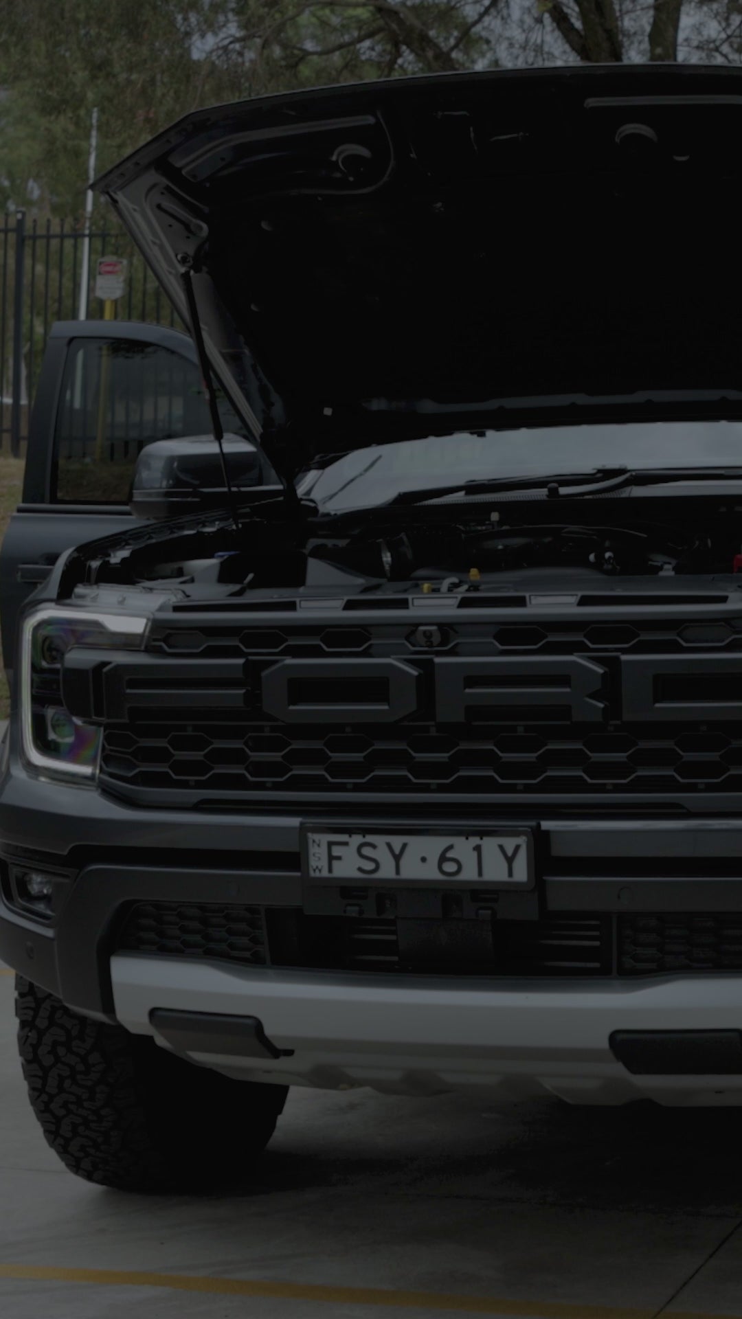 MATTE BLACK PANEL For Ford Raptor 2022+