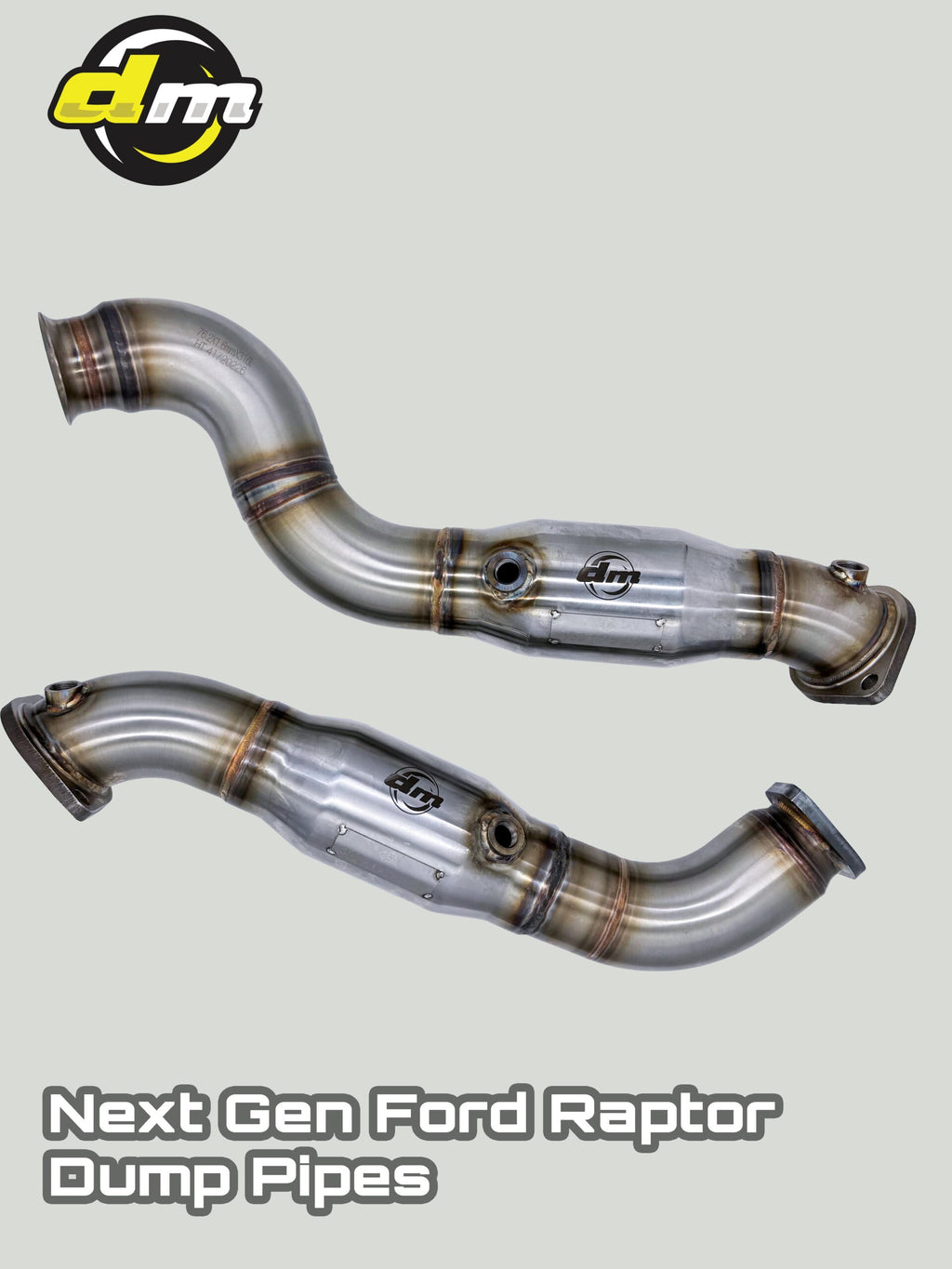 Dynomotive - Next Gen Raptor Ranger V6 TT down Pipes