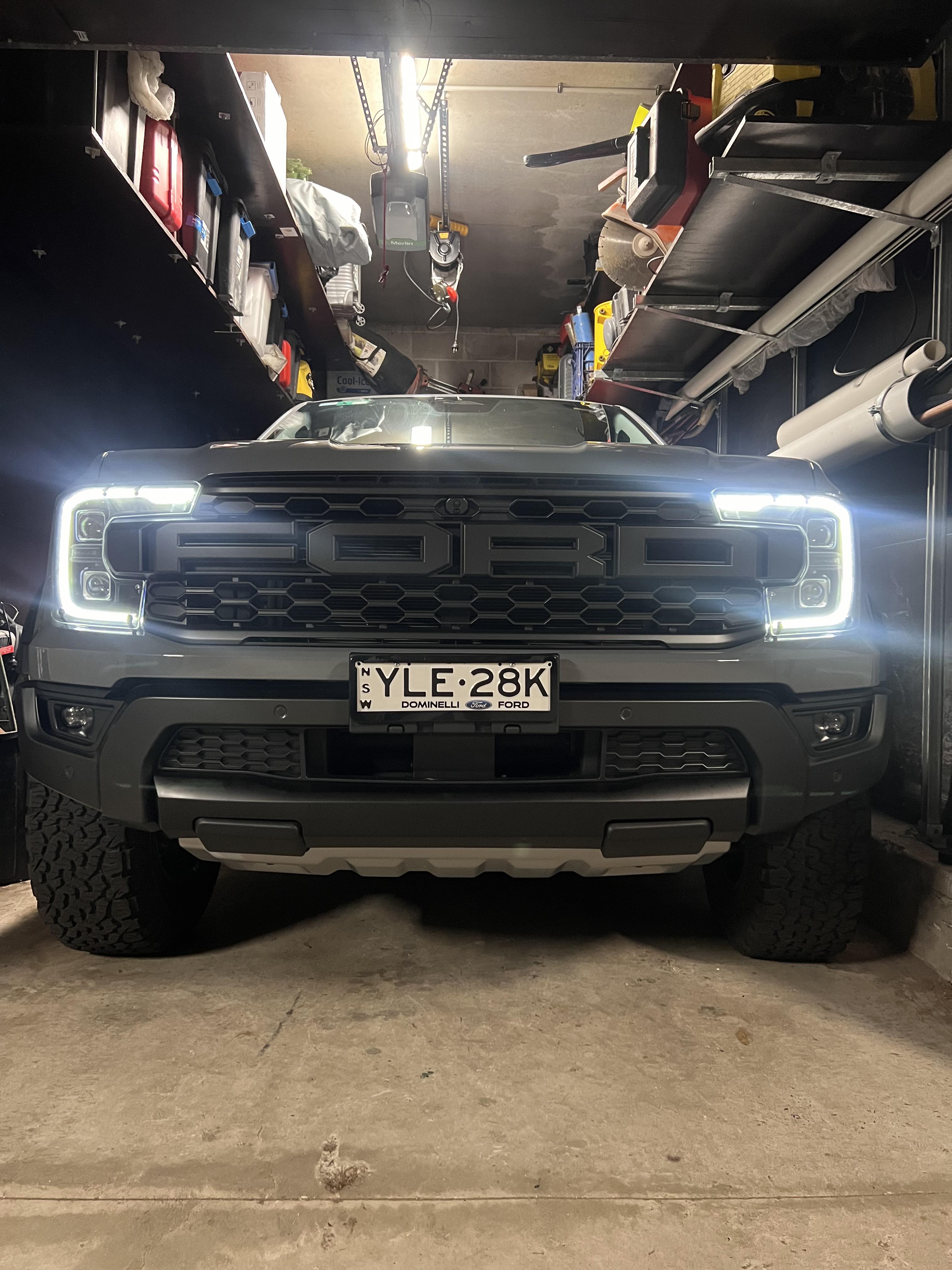 MATTE BLACK PANEL For Ford Raptor 2022+